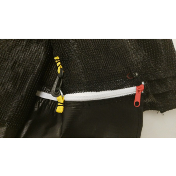 Siatka ochronna SkyRamiz Czarny do trampoliny ogrodowej 305cm/10FT 6 tuneli na słupki